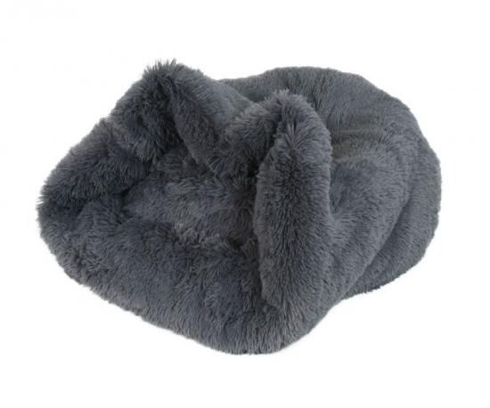 Náhled  Plyšové chlupaté hnízdo - pelíšek a tulipytlík v jednom! 80 cm