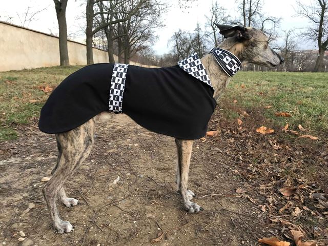 Náhled ProChrta.cz Softshellový kabátek Black & White 60 cm