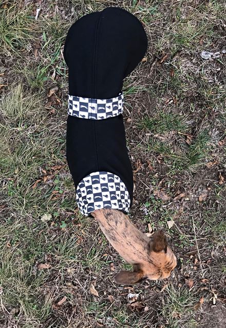 Náhled ProChrta.cz Softshellový kabátek Black & White 65 cm