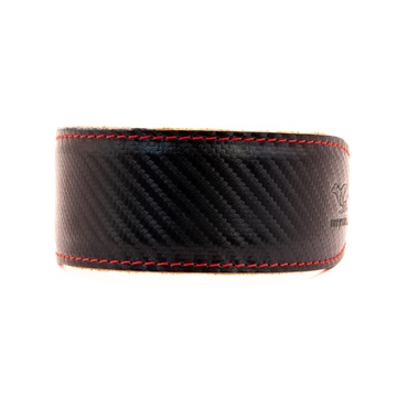 Kožený obojek MAGNIFICO RED CARBON L