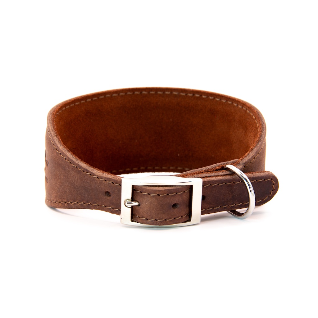 Náhled ProChrta.cz Kožený obojek MAGNIFICO FOREST BROWN L