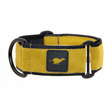 Semišový obojek MUSTARD