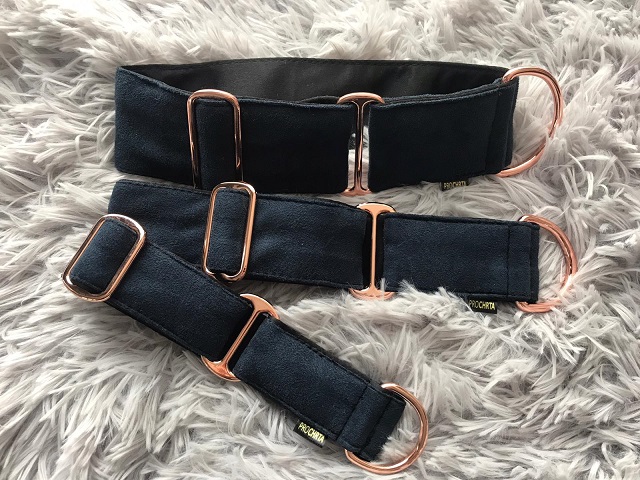 Náhled ProChrta.cz Semišový obojek DI MATTEO