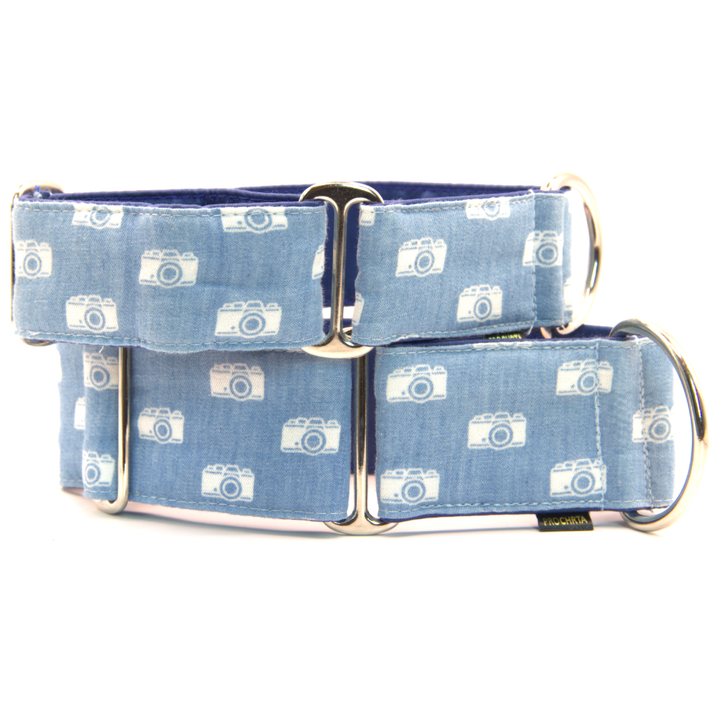 Náhled ProChrta.cz Bavlněný obojek PHOTOGRAPHER 5 cm L