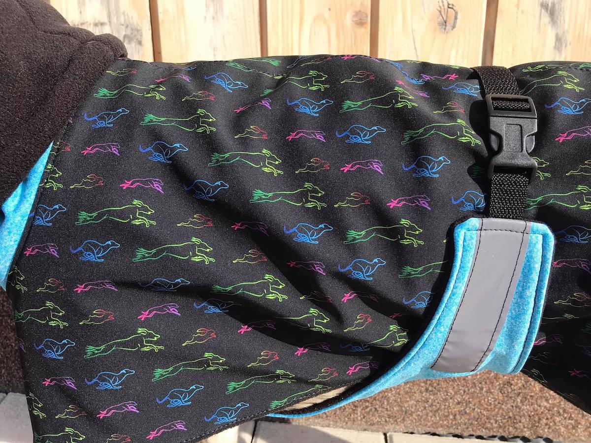 Náhled ProChrta.cz Bunda zimní softshell RAINBOW BLUE 40 cm