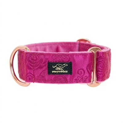 Brokátový obojek FUCHSIA GOLD