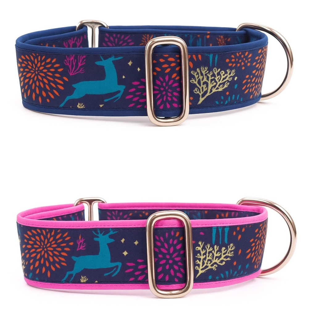 Náhled ProChrta.cz Bavlněný obojek COLOR DEERS