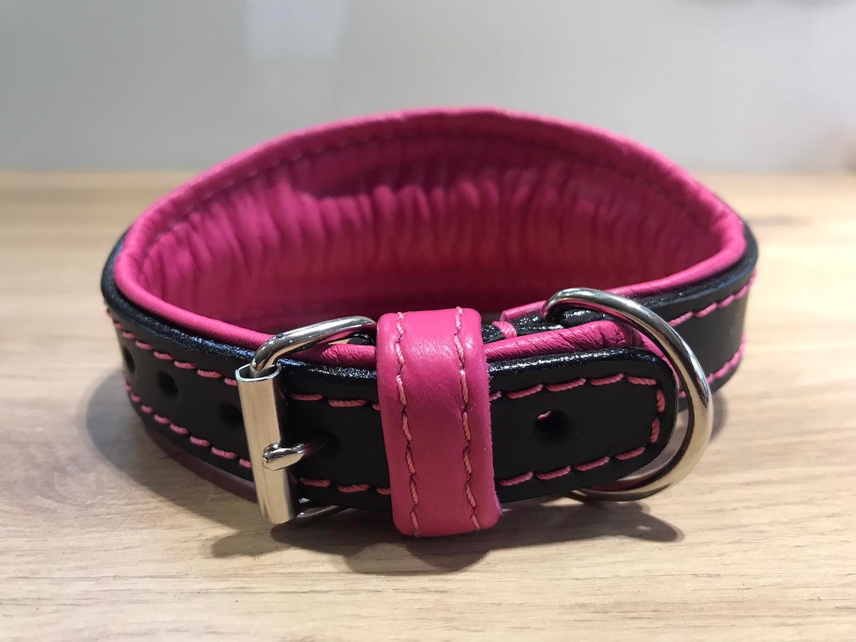 Náhled ProChrta.cz Kožený obojek SIMPLY CASUAL PINK