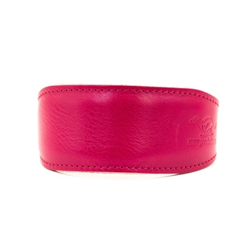 Kožený obojek MAGNIFICO FUCHSIA