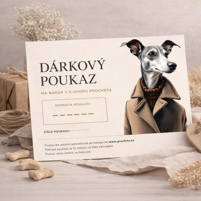Dárkový poukaz pro chrty – Elegance