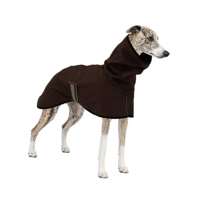 Pláštěnka pro chrty Mono - chocolate